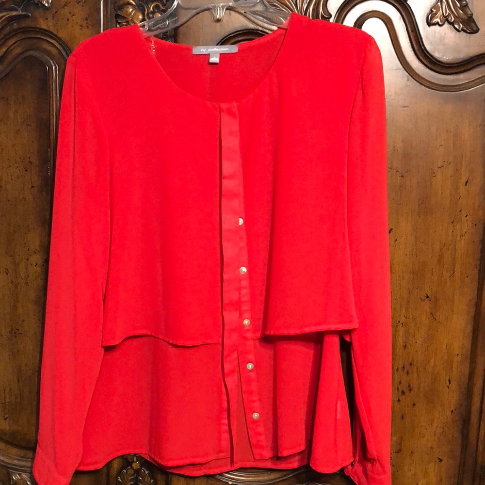 NY Collection Dress Shirt